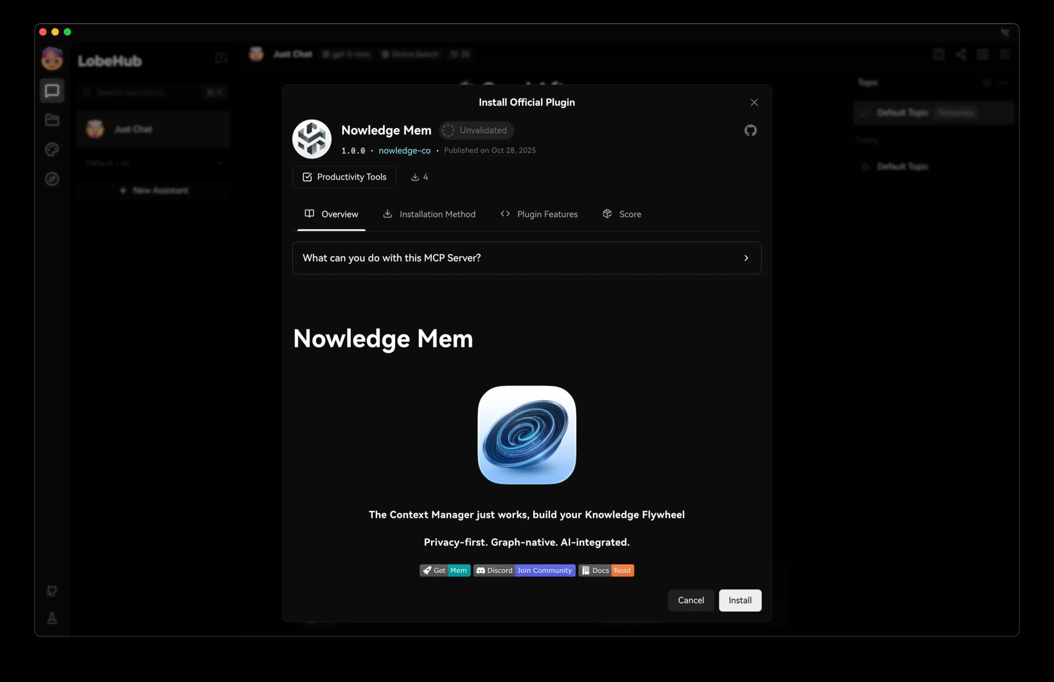 LobeHub Installation Demo