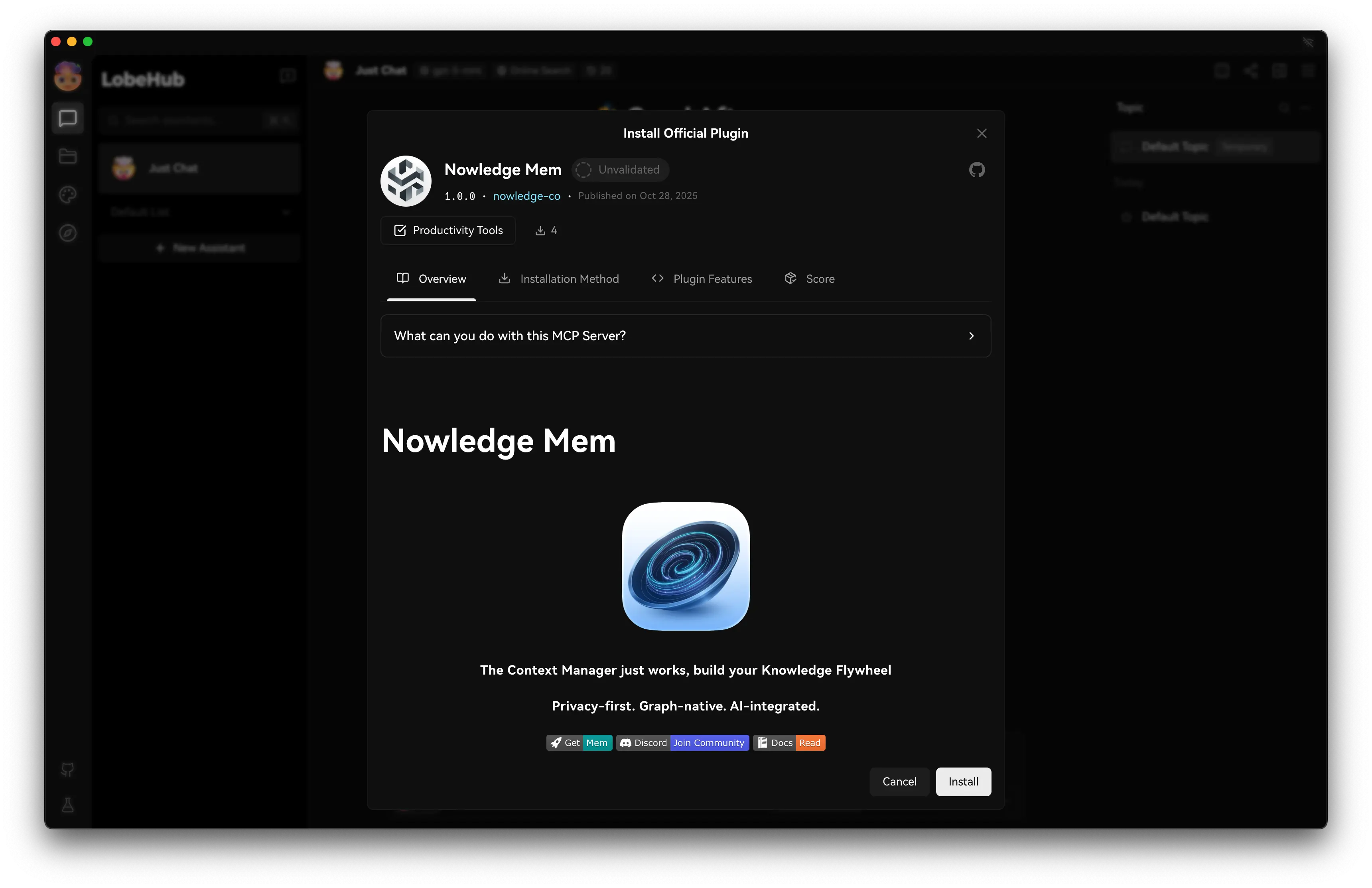 LobeHub Installation Demo